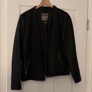 Maurices Women's Black Leather Jacket